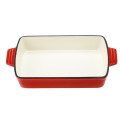 Cast Iron enamel baking dish pan